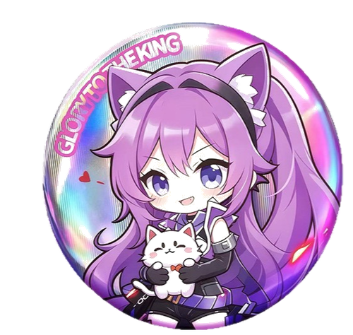 Purple Cat Girl